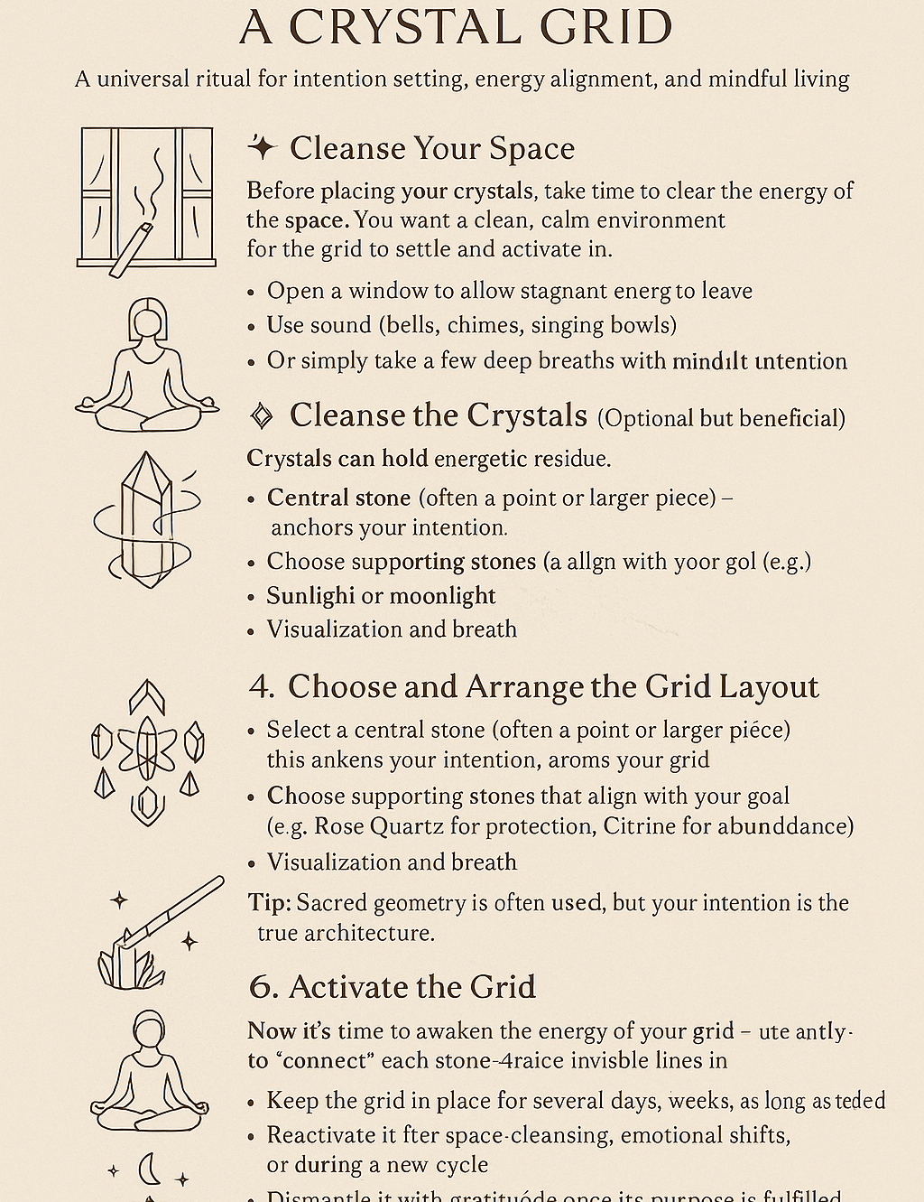 How to Create and Activate a Crystal Grid