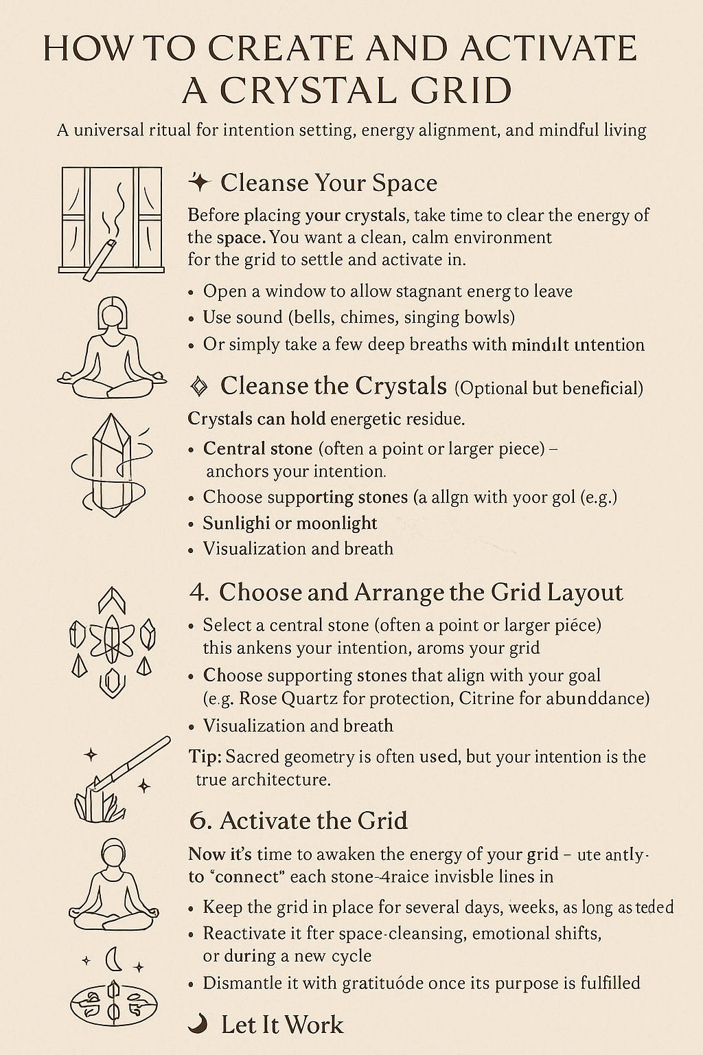 How to Create and Activate a Crystal Grid