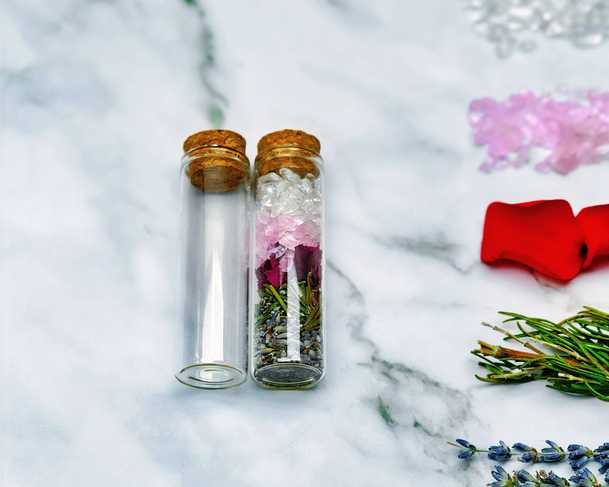 Crystal Wish Bottle Kit: A Step-by-Step Ritual Guide