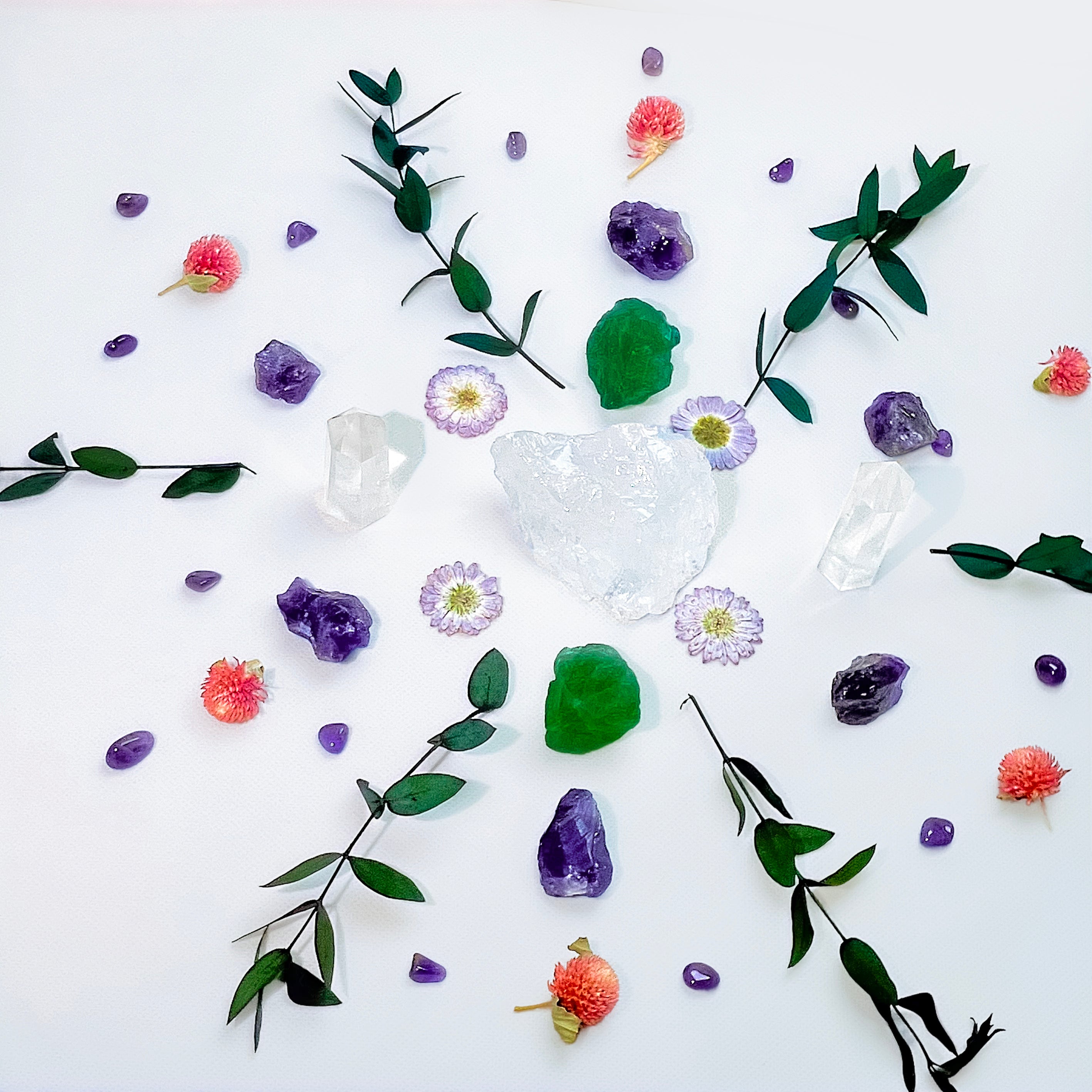 crystals for healing and environmental psychology-inspired energy layout