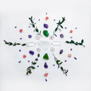 healing crystal grid for spatial energy clearing and emotional tuning