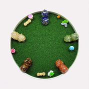 Five Elements Crystal Cat Candle Holder | Healing Crystals & Feng Shui Energy Balance